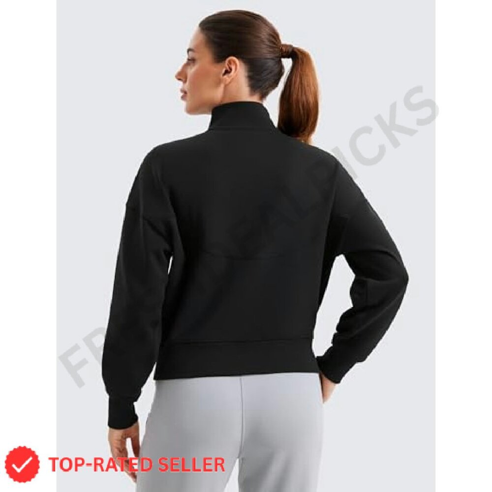 Softaura Half Zip Sweatshirt Pullover Funnel Neck… - image 3